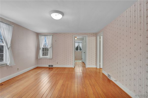 Empty room, Interior, Wood Texture Flooring