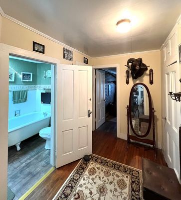 Bathroom, Interior, Wood Texture Flooring