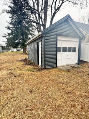 Backyard, Detached Garage, Exterior