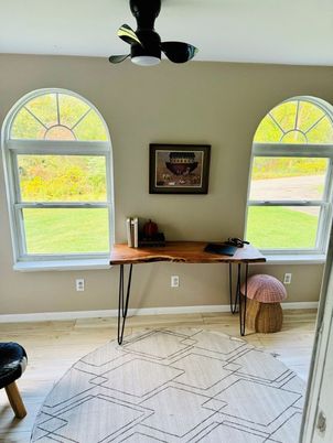Home Office, Interior, Wood Texture Flooring