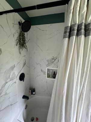 Bathroom, Interior, Marble Walls