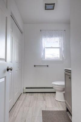 Bathroom, Interior, Wood Texture Flooring