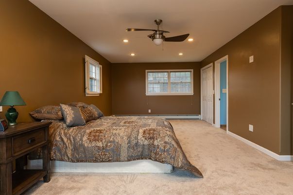 Bedroom, Interior, Recessed Lighting