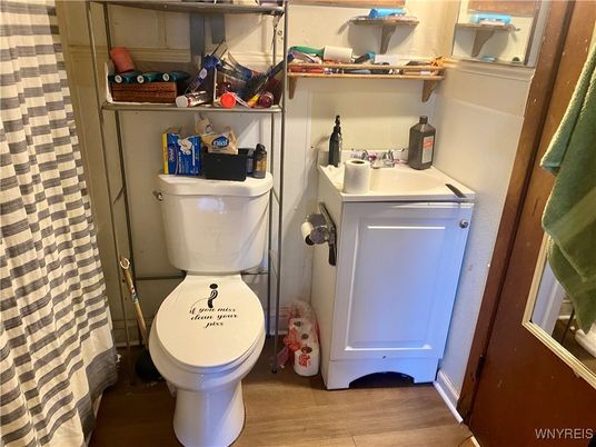 Bathroom, Interior, Wood Texture Flooring