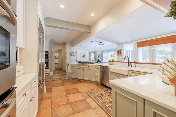 Interior, Kitchen, Recessed Lighting, Stainless Steel Appliances