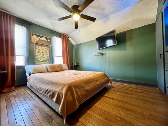 Bedroom, Interior, Wood Texture Flooring
