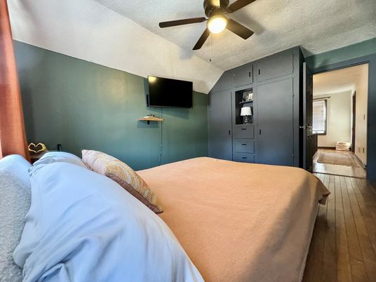 Bedroom, Interior, Wood Texture Flooring