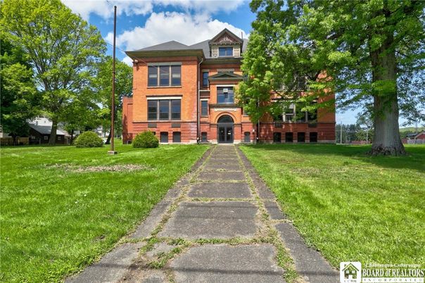 Backyard, Exterior, Facade, Brick Facade, Condo Building