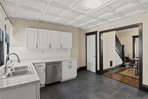 Interior, Kitchen, Wood Texture Flooring