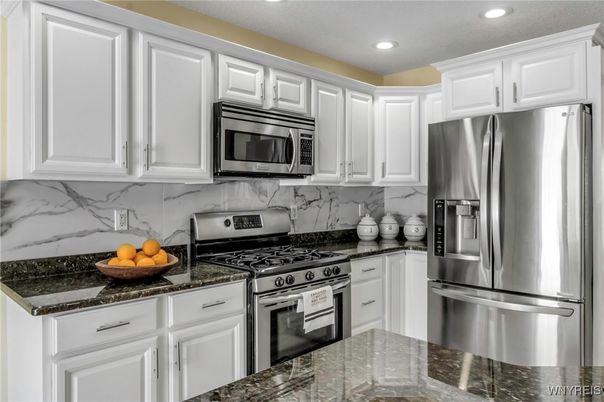Interior, Kitchen, Recessed Lighting, Stainless Steel Appliances