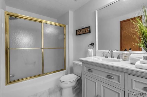 Bathroom, Glass Shower, Interior, Marble