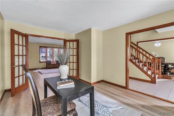 Dining room, Interior, Wood Texture Flooring