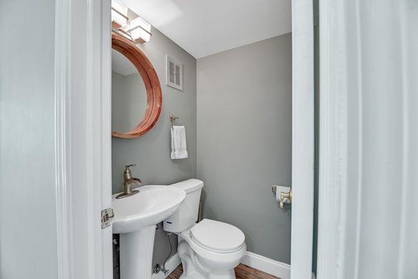 Bathroom, Interior, Wood Texture Flooring