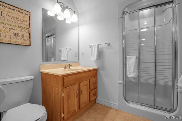 Bathroom, Glass Shower, Interior