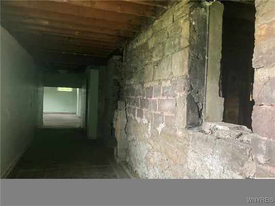 Interior, Stone Walls, Wooden Beams