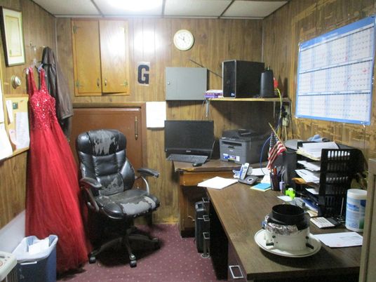 Home Office, Interior, Wooden Walls