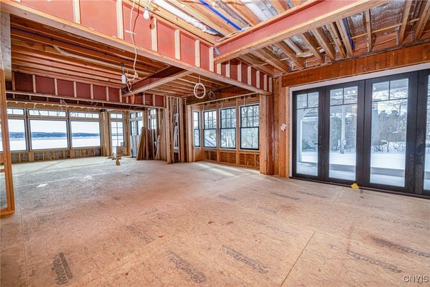 Empty room, Interior, Wooden Beams, Wooden Ceilings, Wooden Walls