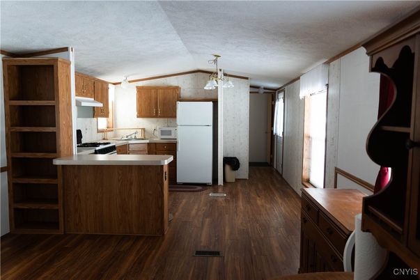 Chandelier, Interior, Kitchen, Wood Texture Flooring