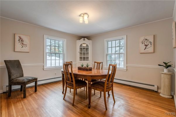 Dining room, Interior, Wood Texture Flooring