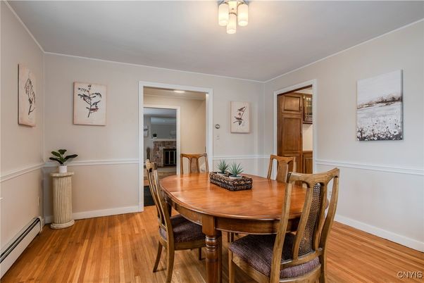 Dining room, Interior, Wood Texture Flooring