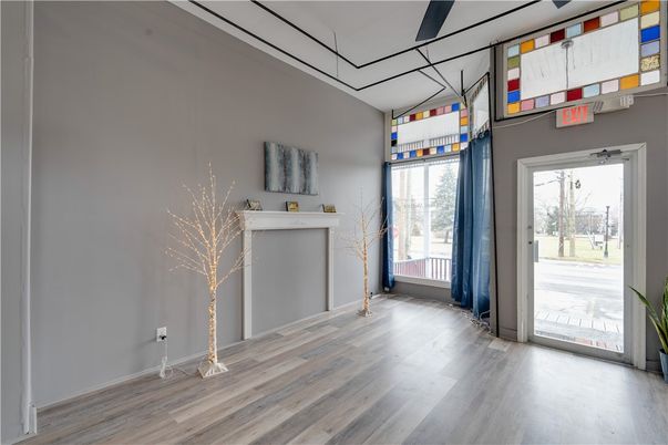 Fireplace, Interior, Wood Texture Flooring