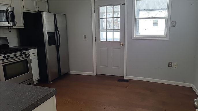 Interior, Kitchen, Wood Texture Flooring