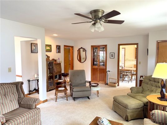 Interior, Living room, Recessed Lighting