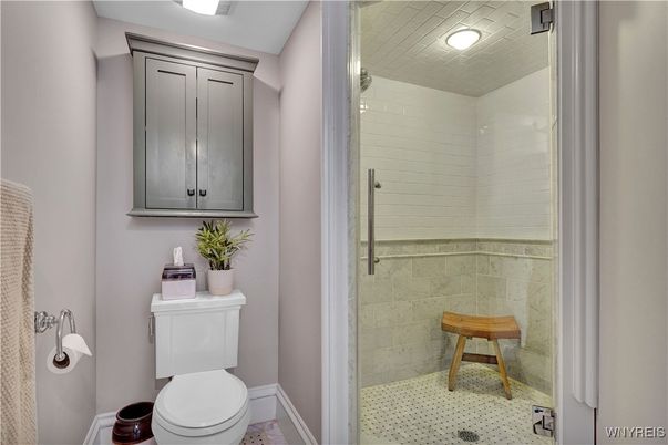Bathroom, Glass Shower, Interior