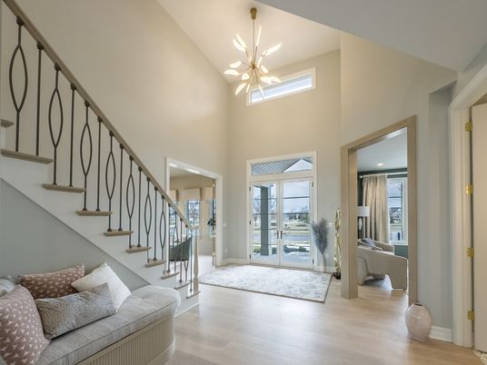Interior, Pendant Lights, Recessed Lighting, Wood Texture Flooring
