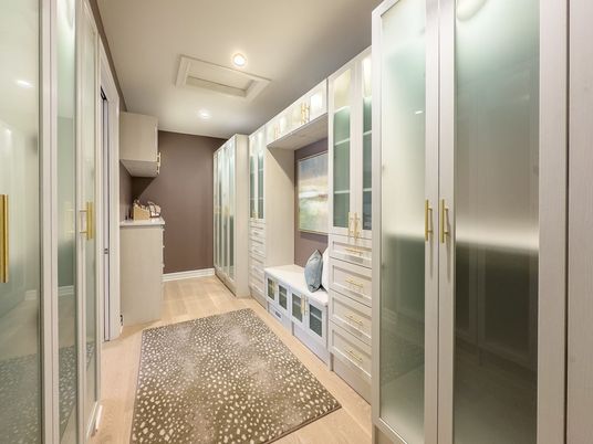 Interior, Recessed Lighting, Walk-in Closets, Wood Texture Flooring