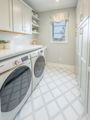 Interior, Recessed Lighting, Washer