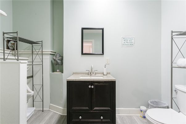 Bathroom, Interior, Wood Texture Flooring