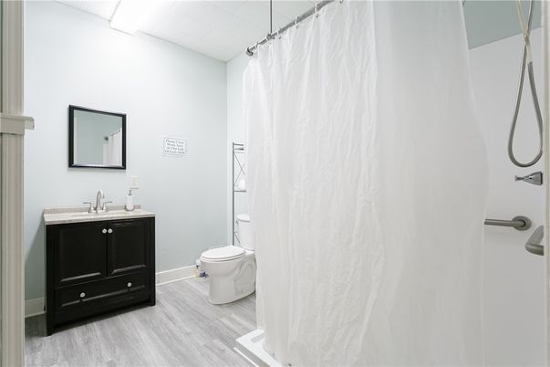Bathroom, Interior, Wood Texture Flooring