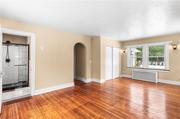 Bathroom, Empty room, Interior, Wood Texture Flooring