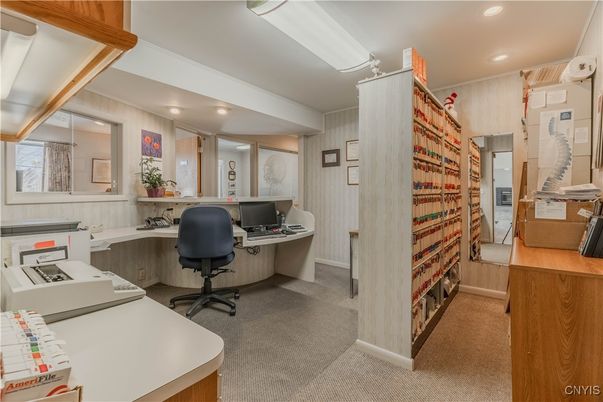 Home Office, Interior, Recessed Lighting