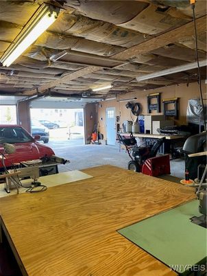 Fitness Equipment, Garage, Interior, Wood Texture Flooring