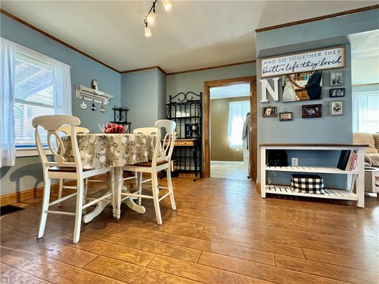 Dining room, Interior, Wood Texture Flooring