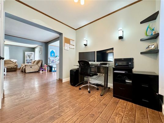 Home Office, Interior, Wood Texture Flooring