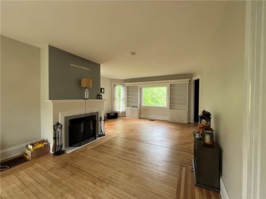 Fireplace, Interior, Wood Texture Flooring