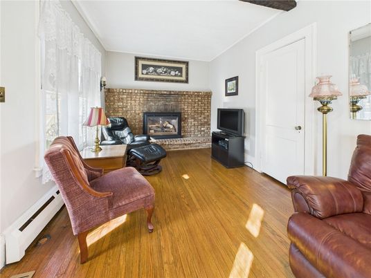 Fireplace, Interior, Wood Texture Flooring