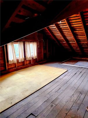 Empty room, Interior, Wooden Beams, Wooden Ceilings, Wood Texture Flooring, Wooden Walls