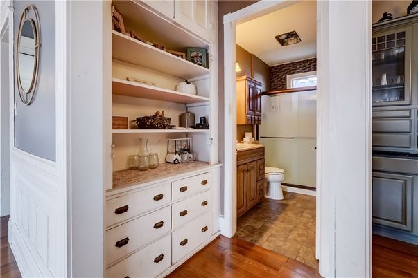 Bathroom, Interior, Wood Texture Flooring