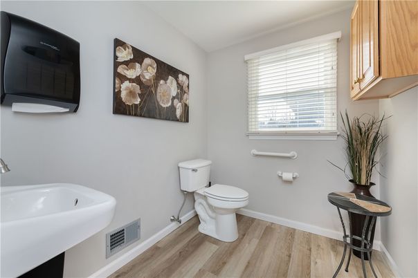 Bathroom, Interior, Wood Texture Flooring