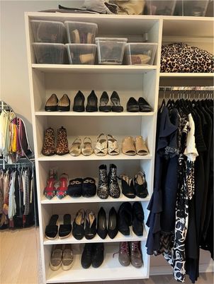 Interior, Walk-in Closets, Wood Texture Flooring