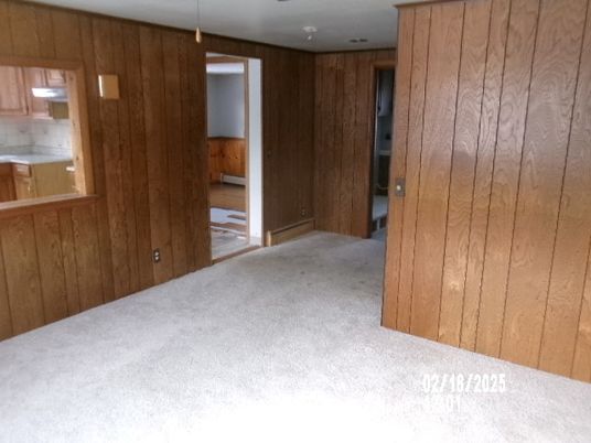 Empty room, Interior, Wooden Walls