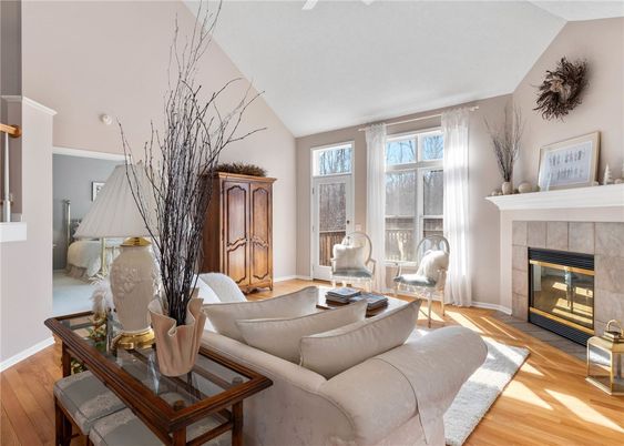 Fireplace, Interior, Living room, Wood Texture Flooring