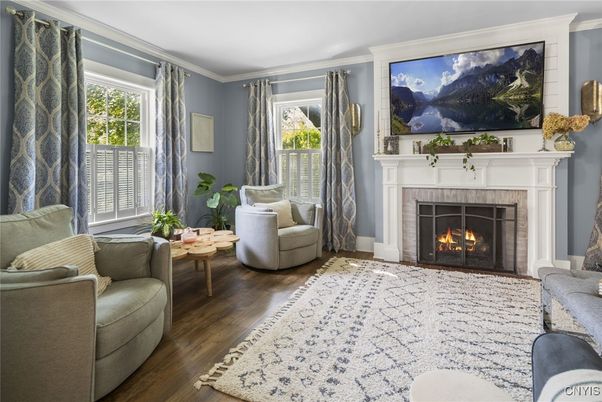 Fireplace, Interior, Living room, Wood Texture Flooring