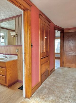 Bathroom, Interior, Wood Texture Flooring