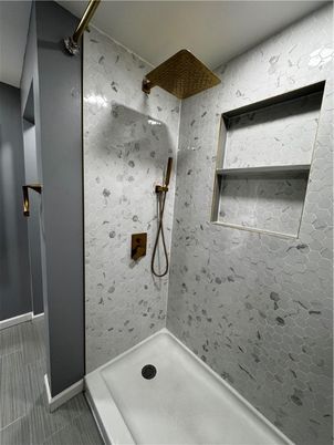 Bathroom, Glass Shower, Interior
