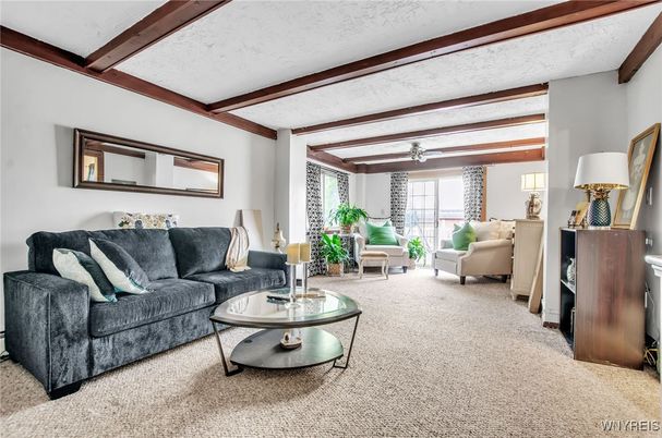 Interior, Living room, Wooden Beams